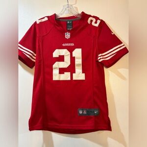 Sn Francisco 49ers Gore NFL On Field Jersey Youth Sz Large